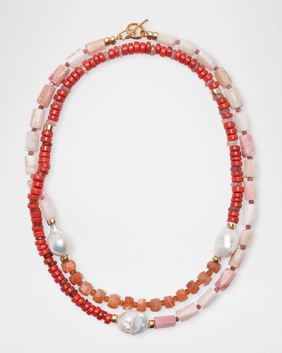 Cabana Necklace In Panama Pink